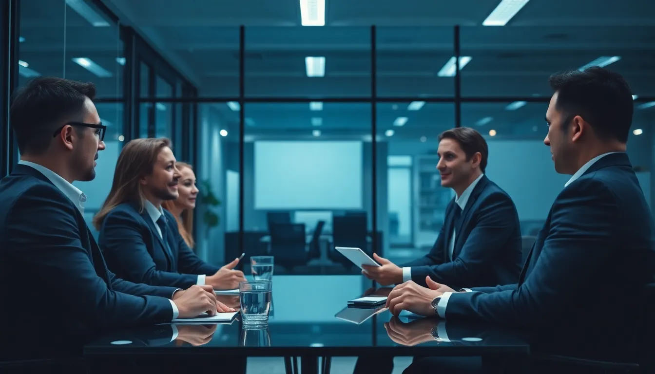 Professional consulting meeting